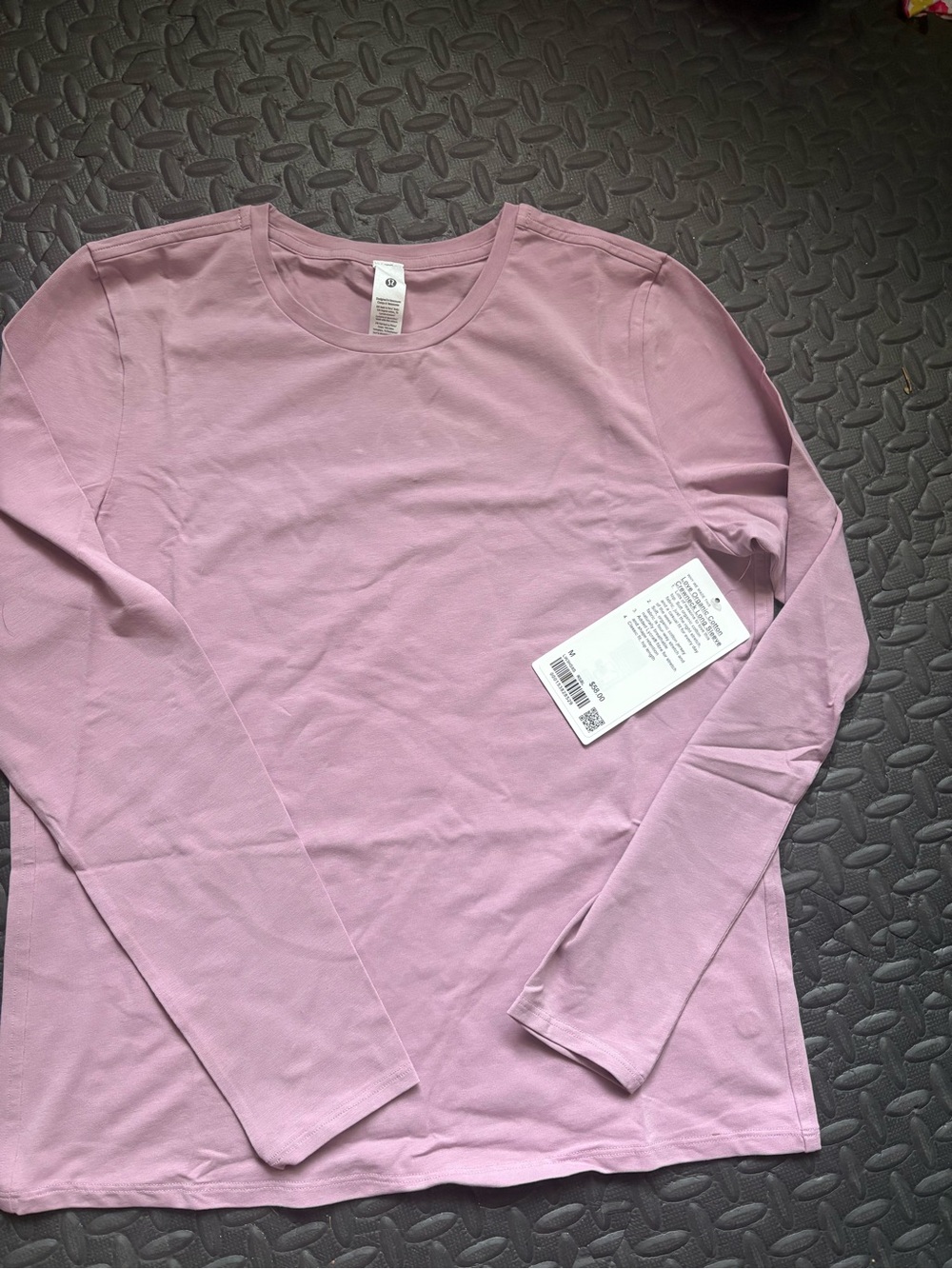 Lululemon Love Organic Crewneck Cotton Long Sleeve NWT